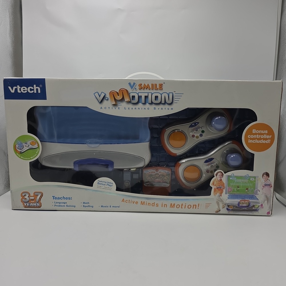 V-Motion Vsmile Active Learning System w/ Bonus Controller - Brand New